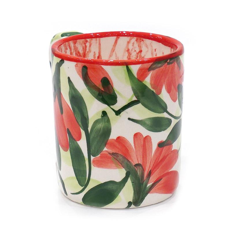 スペイン陶器 SPL-MG4608FL ストレートマグ フラワー |  | 02