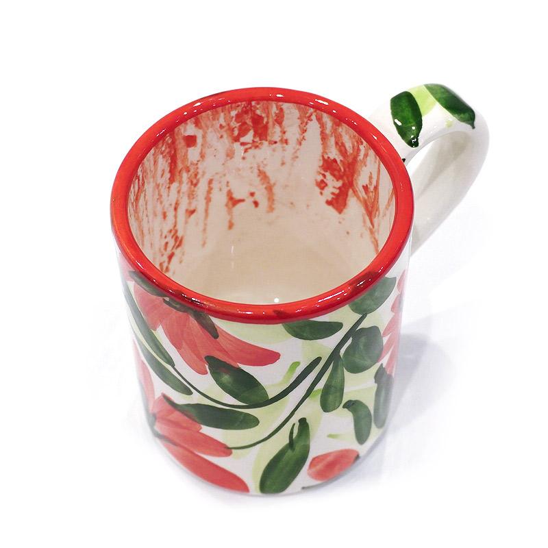 スペイン陶器 SPL-MG4608FL ストレートマグ フラワー |  | 03