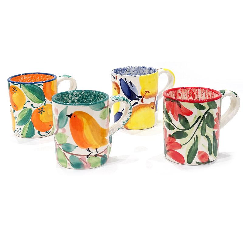 スペイン陶器 SPL-MG4608FL ストレートマグ フラワー |  | 04