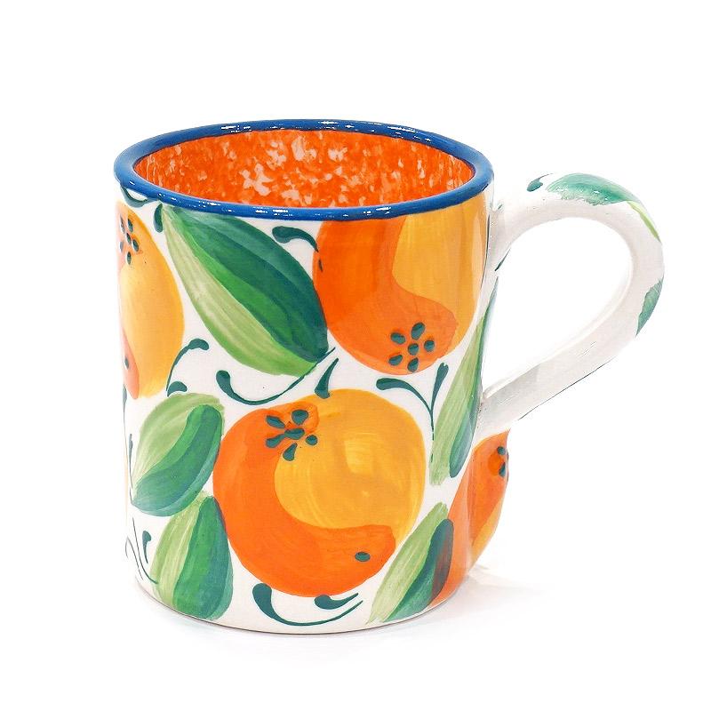 スペイン陶器 SPL-MG4608OR ストレートマグ オレンジ | 