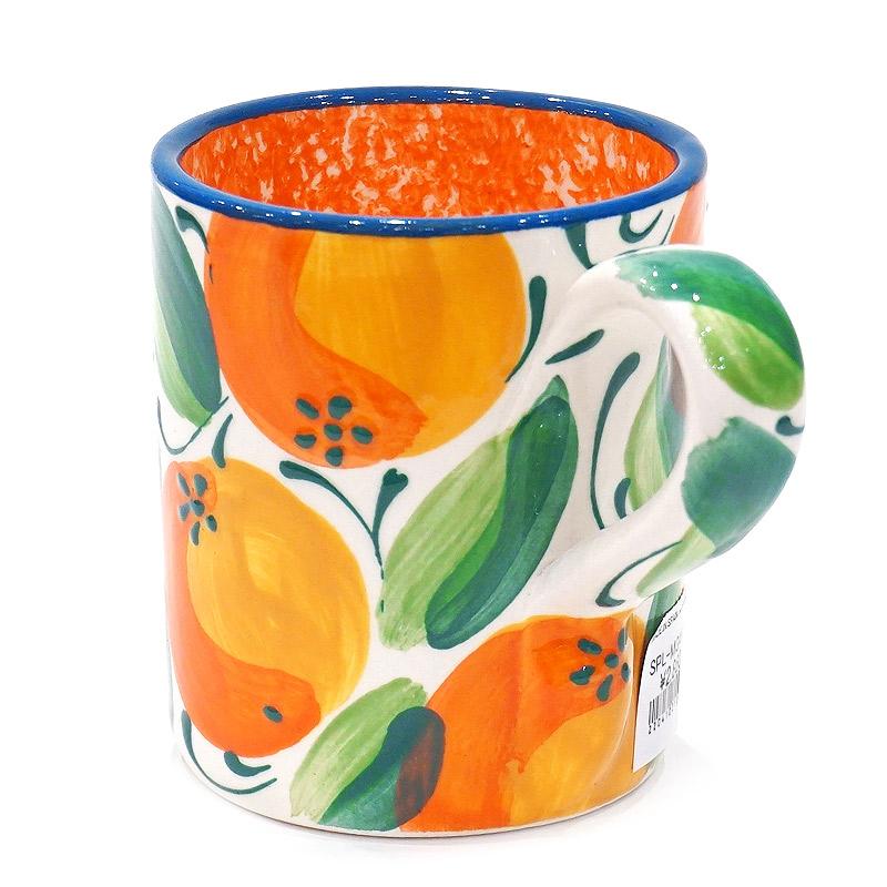 スペイン陶器 SPL-MG4608OR ストレートマグ オレンジ |  | 02
