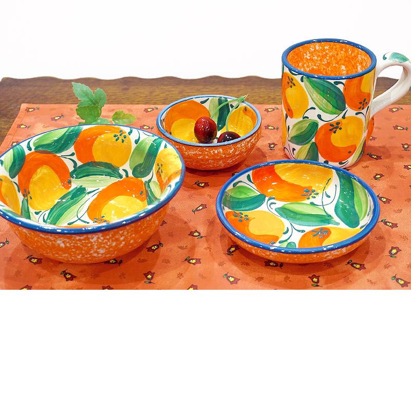 スペイン陶器 SPL-MG4608OR ストレートマグ オレンジ |  | 06