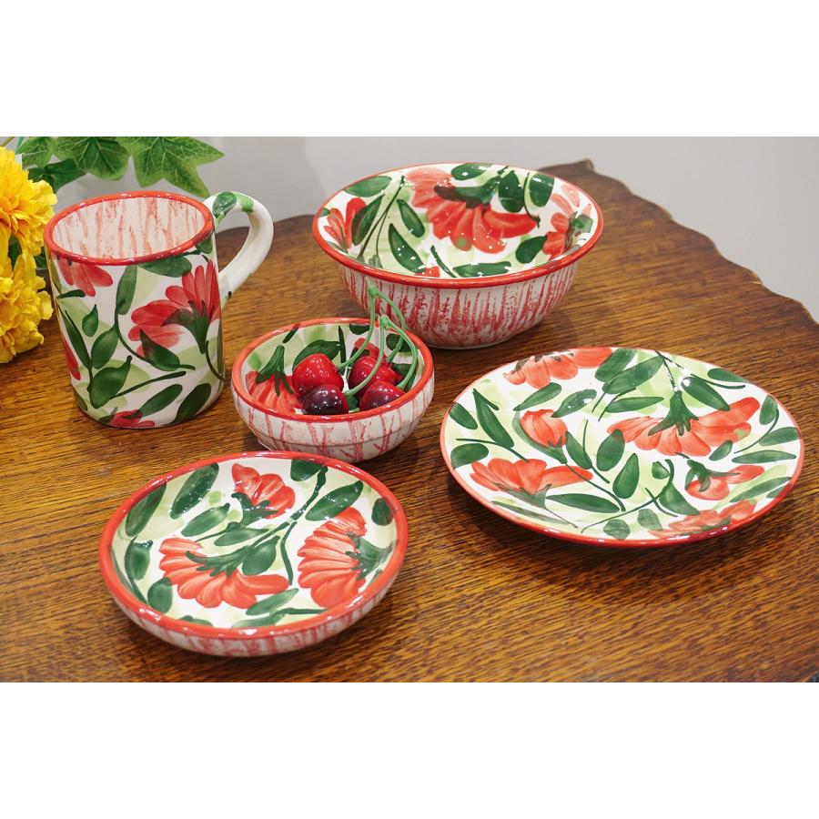 スペイン陶器 SPL-PL4606FL プレート 16cm フラワー |  | 04