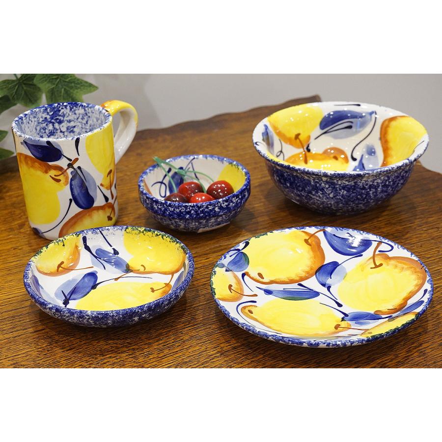 スペイン陶器 SPL-PL4606LM プレート 16cm レモン |  | 03