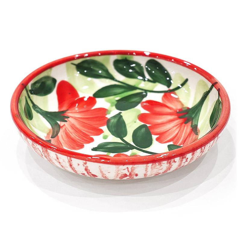スペイン陶器 SPL-PL4611FL 深皿 小 フラワー | 