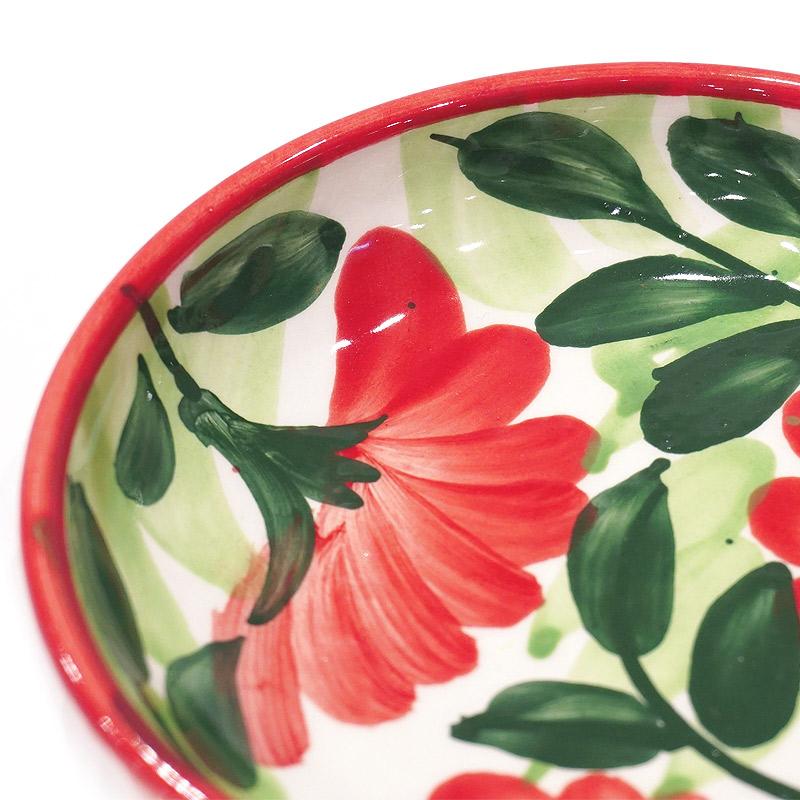 スペイン陶器 SPL-PL4611FL 深皿 小 フラワー |  | 02