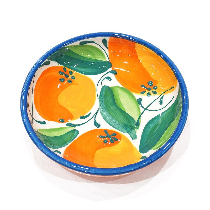 スペイン陶器 SPL-PL4611OR 深皿 小 オレンジ : 輸入雑貨～カラン