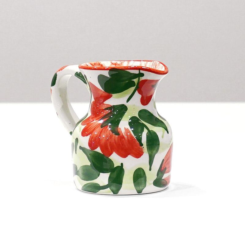 スペイン陶器　SPL-PT4601FL　ミニピッチャー/水差し　フラワー |  | 01