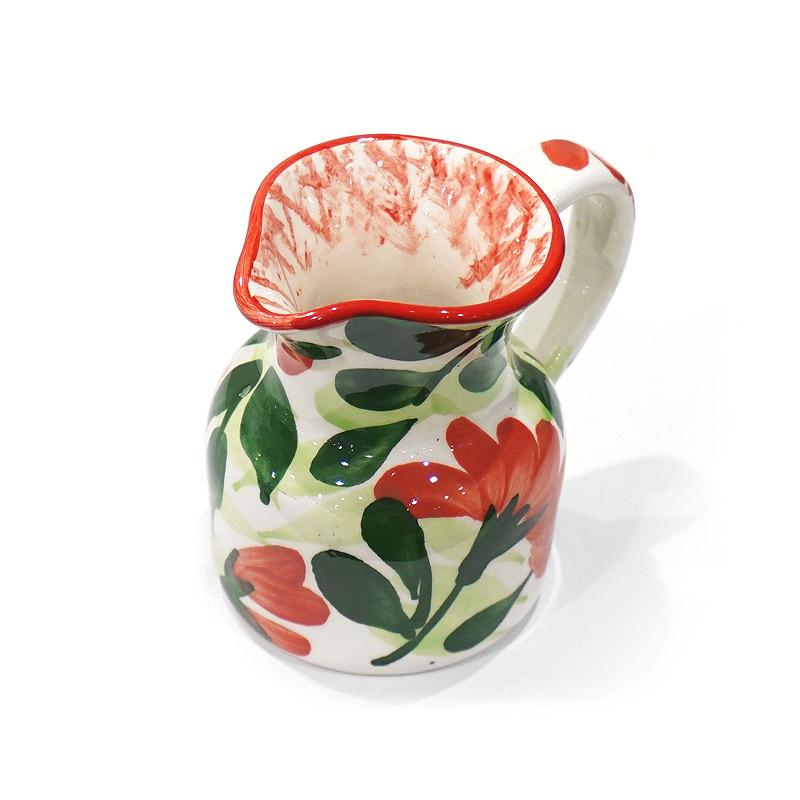 スペイン陶器　SPL-PT4601FL　ミニピッチャー/水差し　フラワー |  | 03