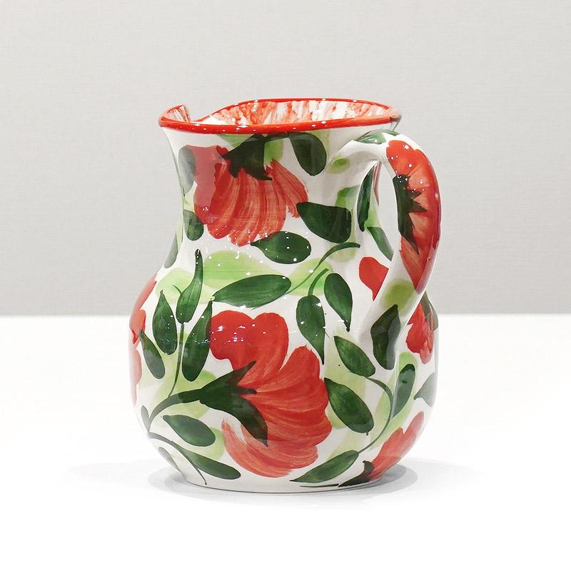 スペイン陶器　SPL-PT4609FL　水差し/ピッチャー大　フラワー |  | 02