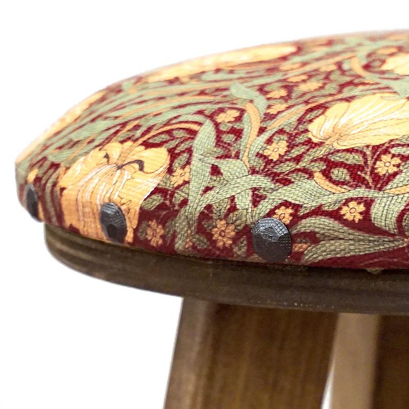 Morris Collection まんまるスツール(H45cm)　ピンパーネル/レッド　ST45-PPRD |  | 04