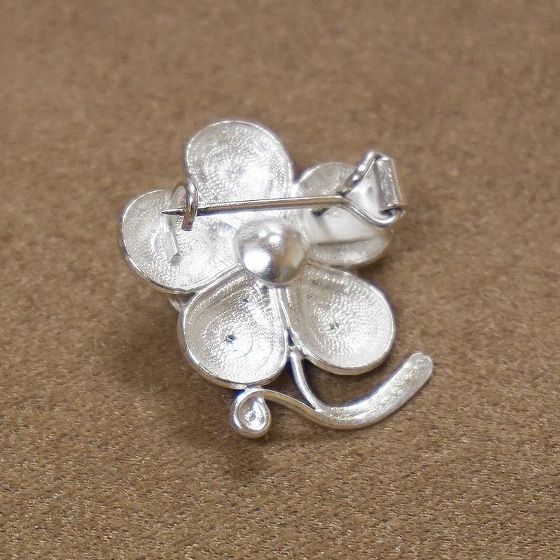 トルコ伝統の銀線細工 テルキャーリ ブローチ　SV-BR-TK004 |  | 01