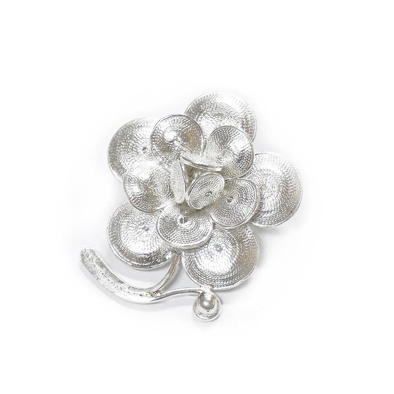 トルコ伝統の銀線細工 テルキャーリ ブローチ　SV-BR-TK004 |  | 03