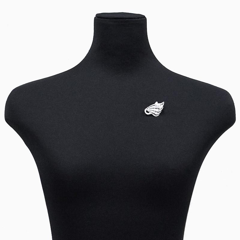 トルコ伝統の銀線細工 テルキャーリ ブローチ　SV-BR-TK005 |  | 04