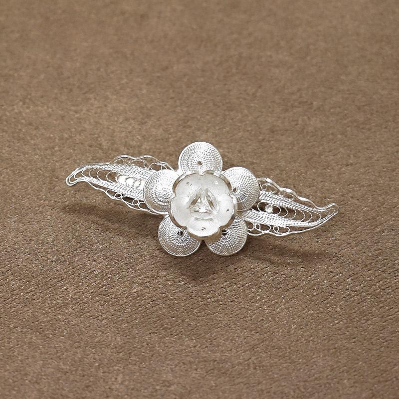 トルコ伝統の銀線細工 テルキャーリ ブローチ　SV-BR-TK006 | 