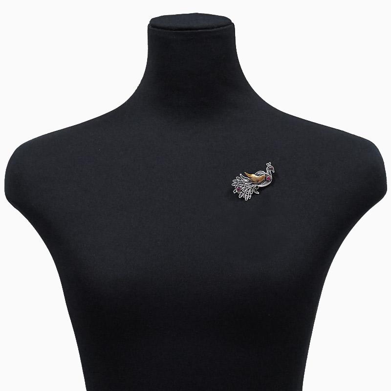 トルコ伝統の銀線細工 テルキャーリ ブローチ　SV-BR-TK007 |  | 04