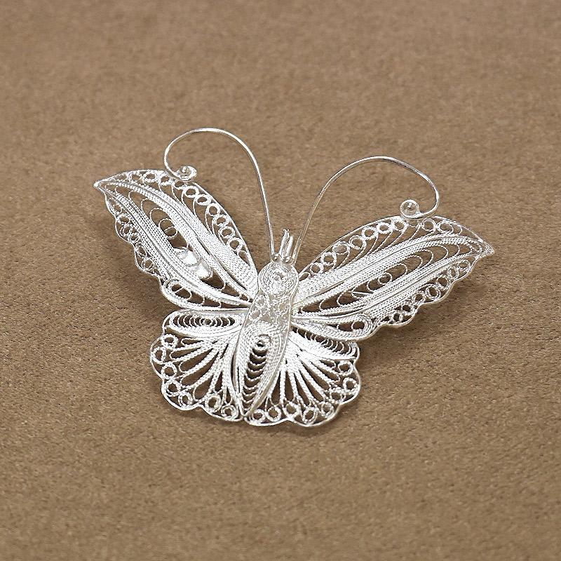 トルコ伝統の銀線細工 テルキャーリ ブローチ（ペンダント使用可）　SV-BR-TK008 | 