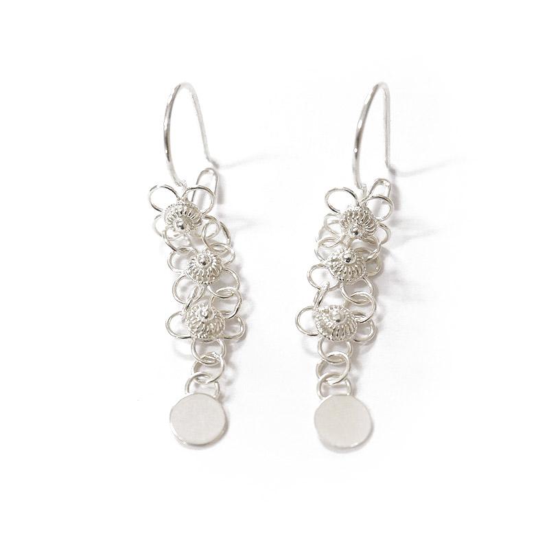 トルコ伝統の銀線細工 テルキャーリ ピアス　SV-E-TK005 |  | 03