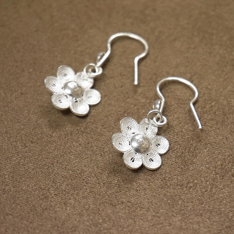 トルコ伝統の銀線細工 テルキャーリ ピアス　SV-E-TK007 |  | 02