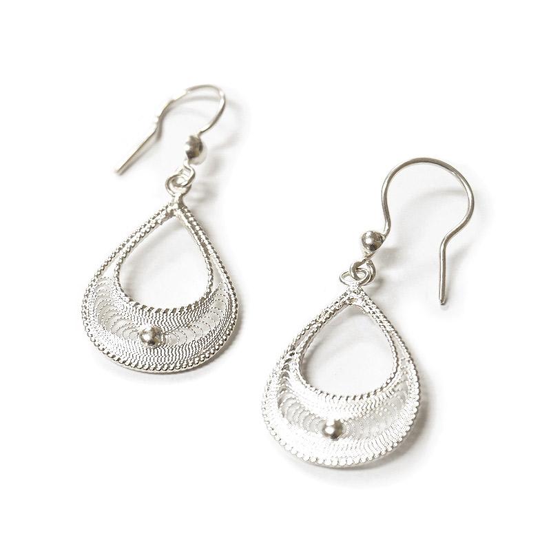 トルコ伝統の銀線細工 テルキャーリ ピアス　SV-E-TK008 |  | 04