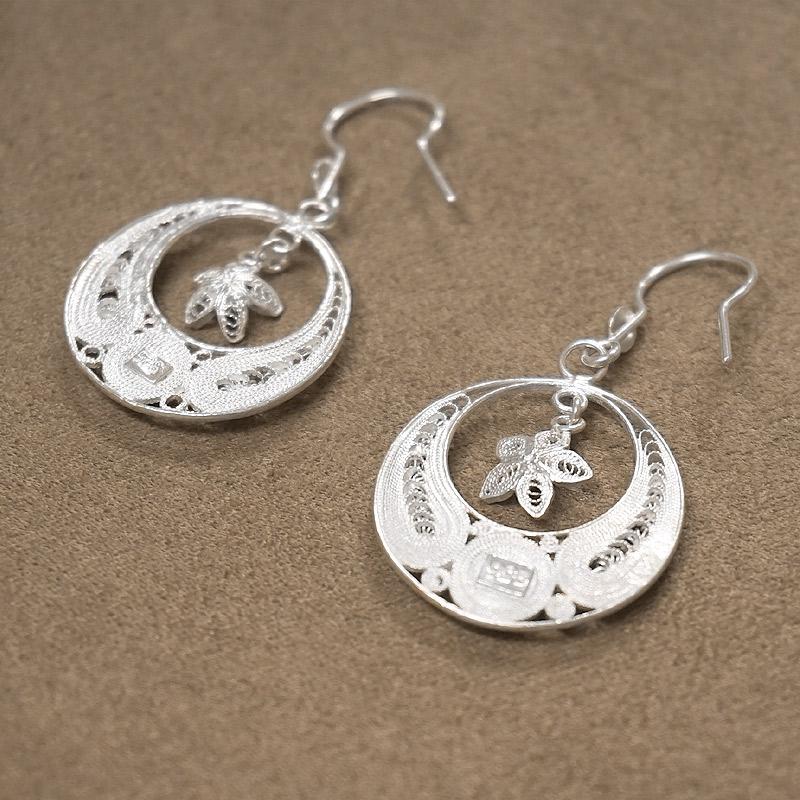 トルコ伝統の銀線細工 テルキャーリ ピアス　SV-E-TK010 |  | 02