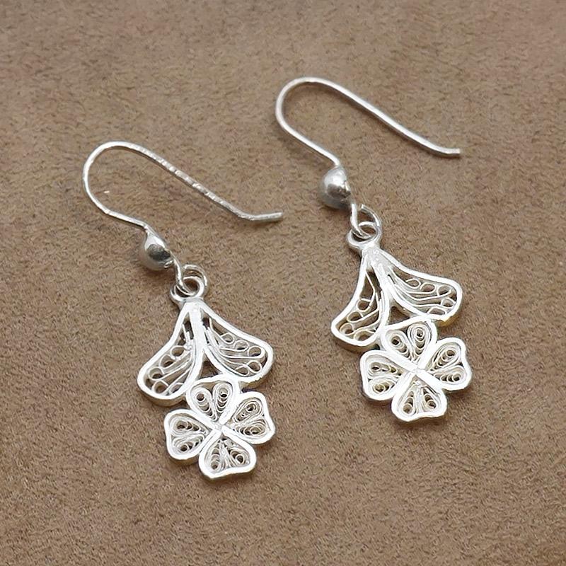 銀線細工 テルキャーリ/フィリグリー ピアス　SV-E-TKI-155 |  | 01