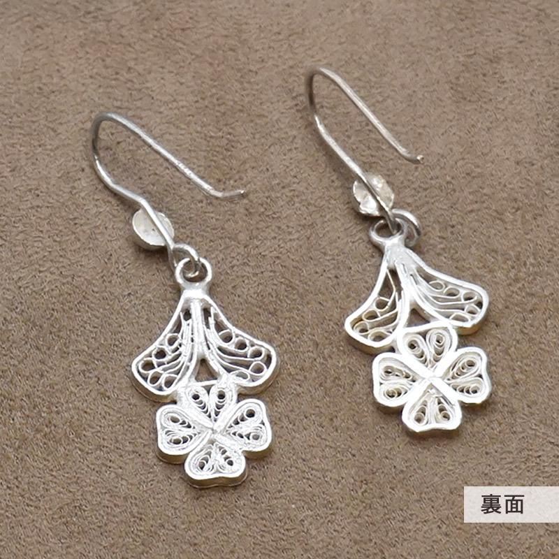 銀線細工 テルキャーリ/フィリグリー ピアス　SV-E-TKI-155 |  | 02