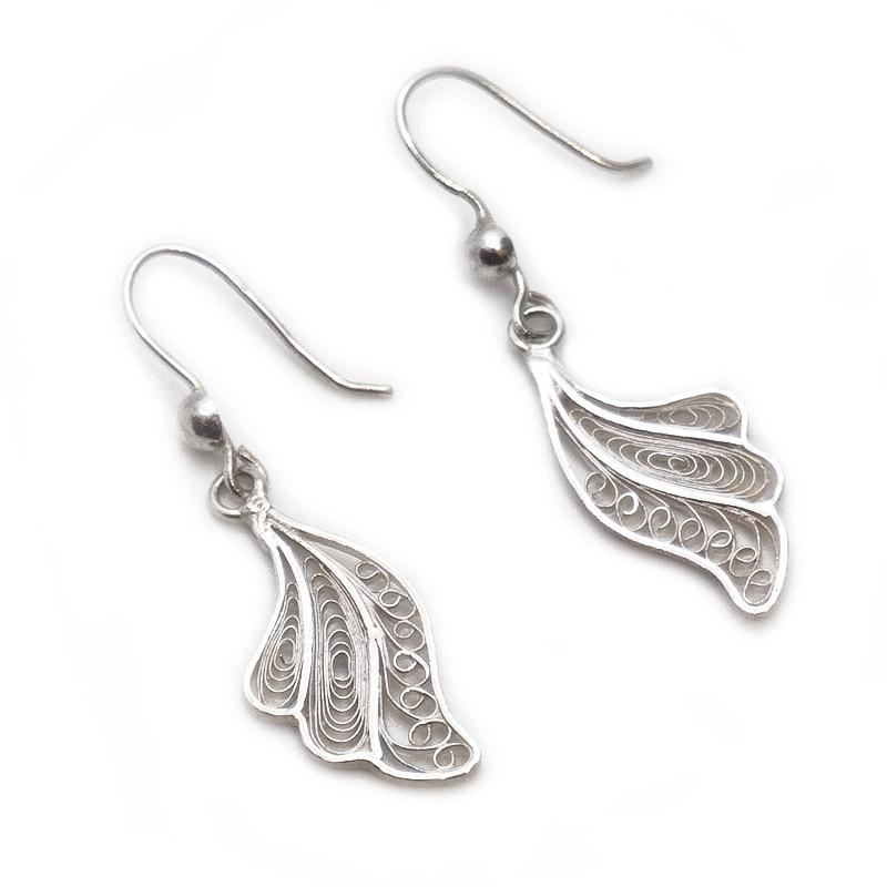 銀線細工 テルキャーリ/フィリグリー ピアス　SV-E-TKI-232　羽モチーフ |  | 04