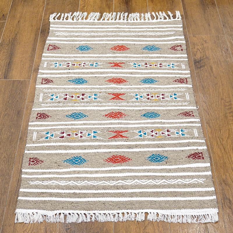 チュニジア　手織りキリム　117×67cm　アクセントラグサイズ　TK115x65-1 | 