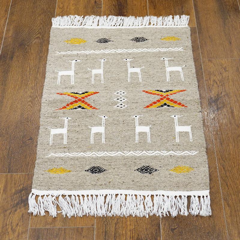 チュニジア　手織りキリム　80×53cm　玄関サイズ　TK80x50-1 | 