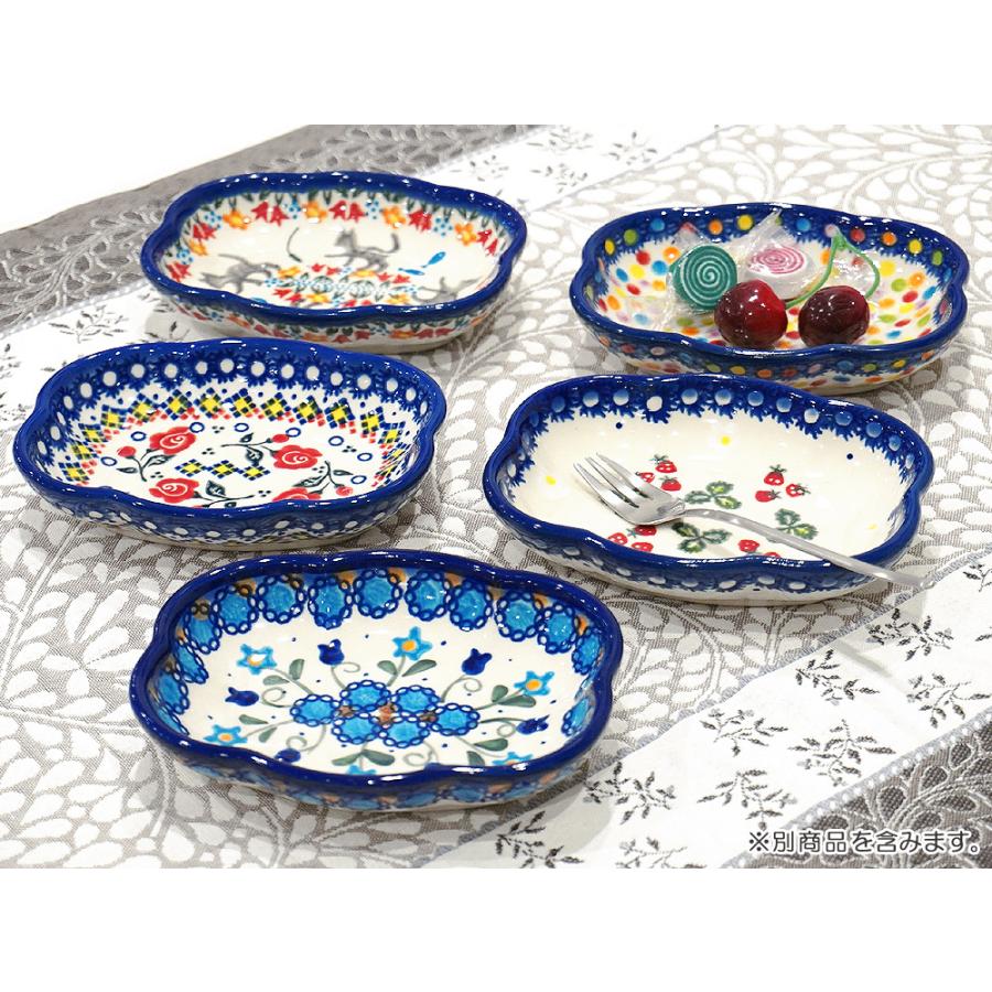 ポーランド陶器　ポーリッシュポタリー 「VENA」 クラウド深皿　V085-U731　子猫柄 |  | 04