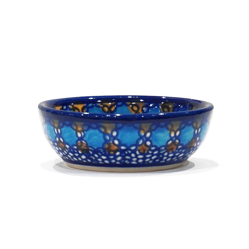 ポーランド陶器　ポーリッシュポタリー 「VENA」 ミニボウル・小鉢　V156-U006　ブルーフラワー柄 |  | 02