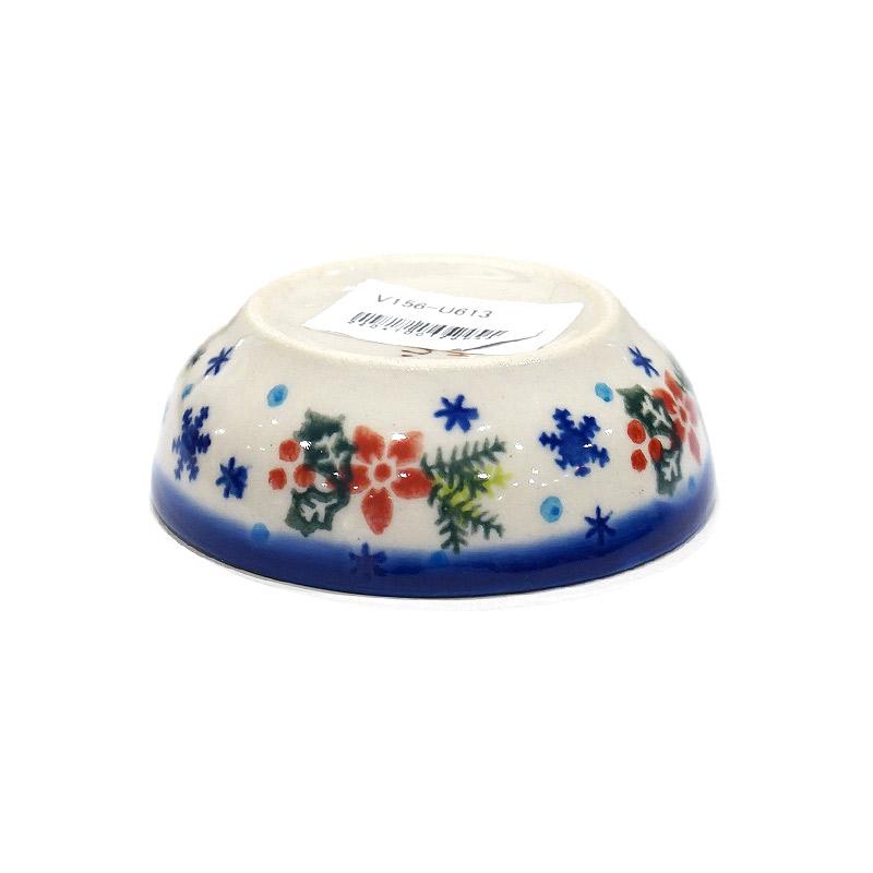 ポーランド陶器　ポーリッシュポタリー 「VENA」 ミニボウル・小鉢　V156-U613　白い花 |  | 02