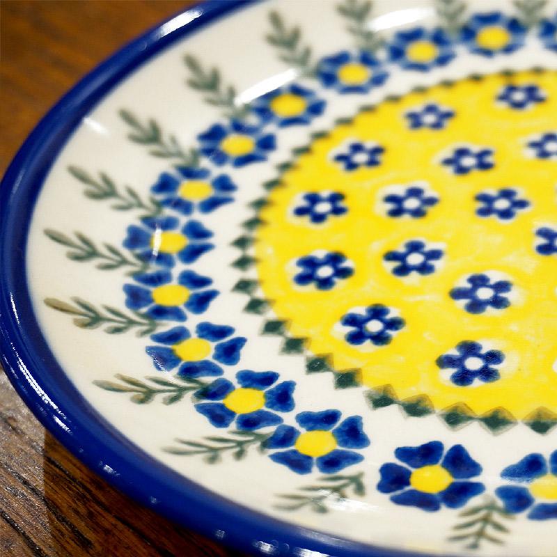 ポーランド陶器　ポーリッシュポタリー 「VENA」 プレート17cm　V195-U198 |  | 02