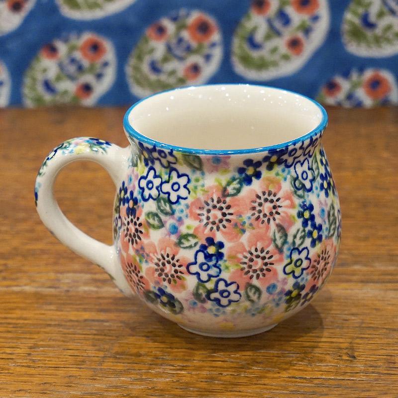 ポーランド陶器　ポーリッシュポタリー 「VENA」 マグカップ（約220ml） V337-A574　ウサギ柄 |  | 01