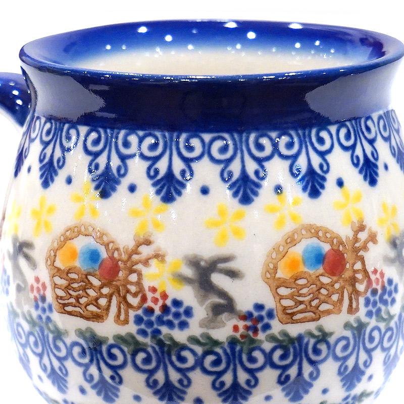 ポーランド陶器　ポーリッシュポタリー 「VENA」 マグカップ（約220cc） V337-U608　ウサギ柄 |  | 02