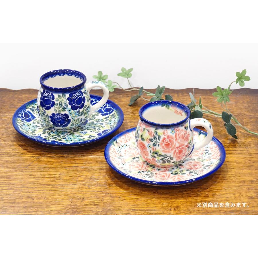 ポーランド陶器　ポーリッシュポタリー 「VENA」 マグカップ（約220cc） V337-U625　赤い薔薇 |  | 03