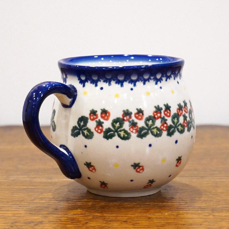 ポーランド陶器　ポーリッシュポタリー 「VENA」 マグカップ大（約340cc） V352-B264 |  | 01