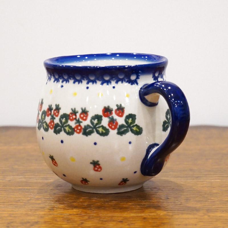 ポーランド陶器　ポーリッシュポタリー 「VENA」 マグカップ大（約340cc） V352-B264 |  | 02