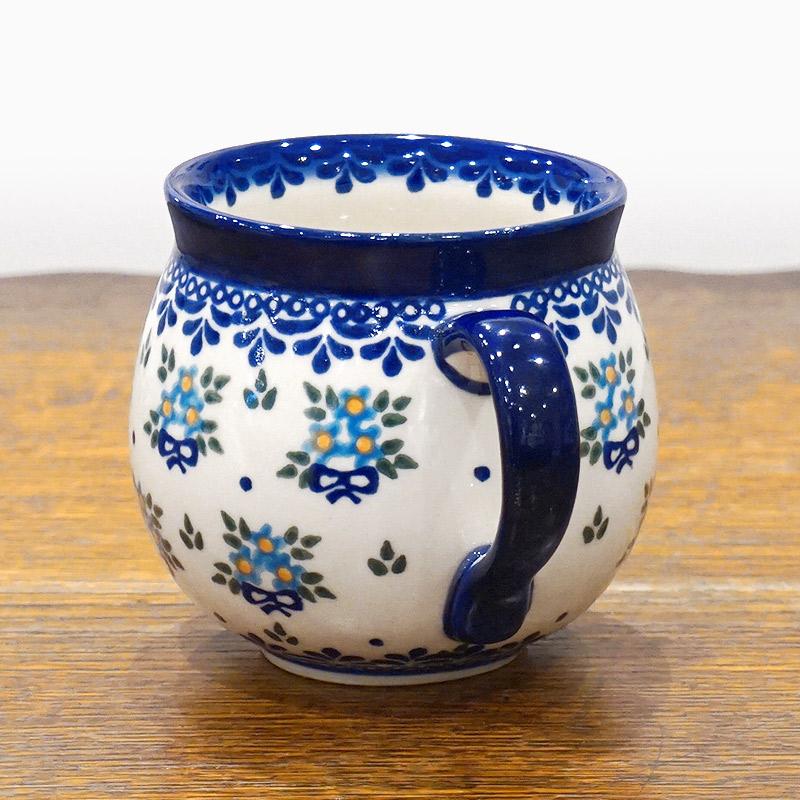 ポーランド陶器　ポーリッシュポタリー 「VENA」 マグカップ大（約340cc） V352-U053　花束柄 |  | 01