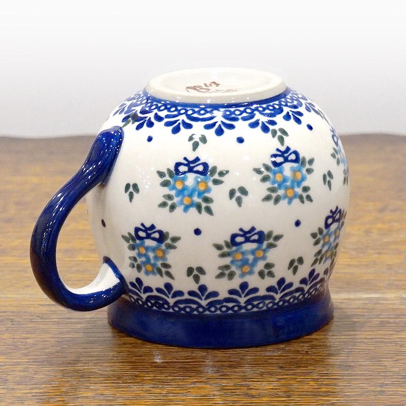 ポーランド陶器　ポーリッシュポタリー 「VENA」 マグカップ大（約340cc） V352-U053　花束柄 |  | 02