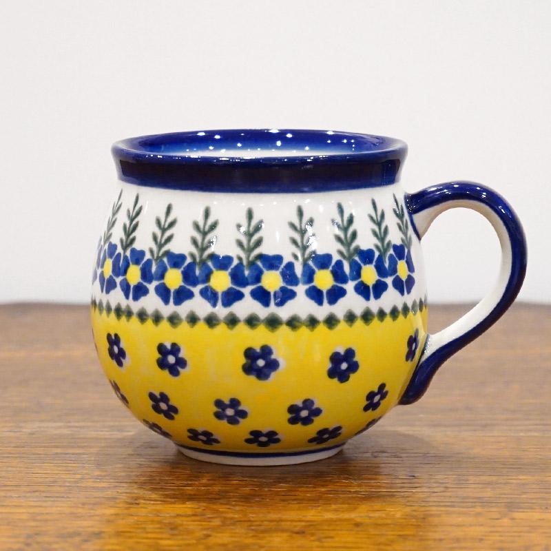 ポーランド陶器　ポーリッシュポタリー 「VENA」 マグカップ大（約340cc） V352-U198 | 