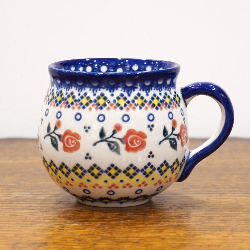 ポーランド陶器　ポーリッシュポタリー 「VENA」 マグカップ大（約340cc） V352-U504 | 