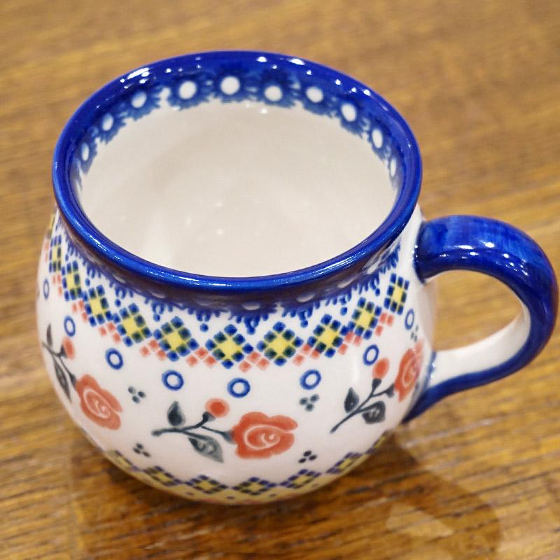 ポーランド陶器　ポーリッシュポタリー 「VENA」 マグカップ大（約340cc） V352-U504 |  | 03