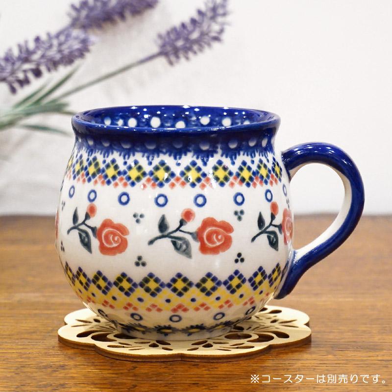 ポーランド陶器　ポーリッシュポタリー 「VENA」 マグカップ大（約340cc） V352-U504 |  | 04