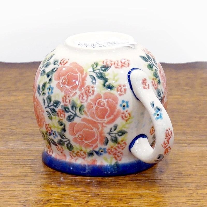 ポーランド陶器　ポーリッシュポタリー 「VENA」 マグカップ大（約340cc） V352-U625　赤い薔薇 |  | 03