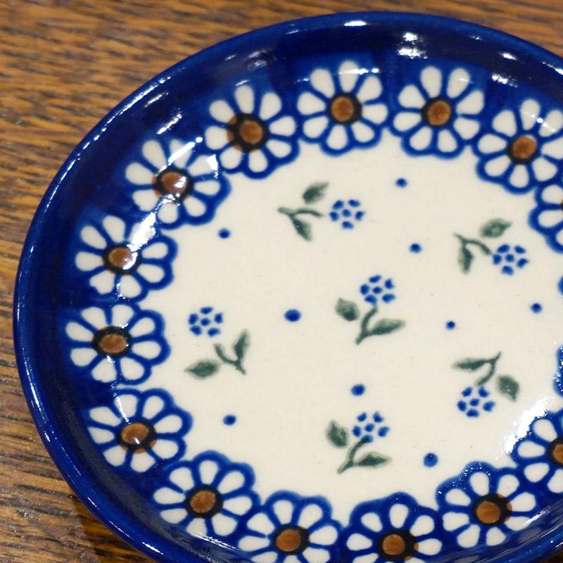 ポーランド陶器　ポーリッシュポタリー 「VENA」 プレート10cm　V372-C022 |  | 01