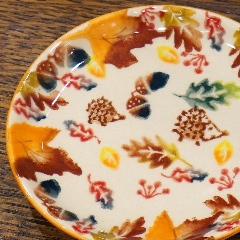 ポーランド陶器　ポーリッシュポタリー 「VENA」 プレート10cm　V372-U634　ハリネズミ柄 |  | 01