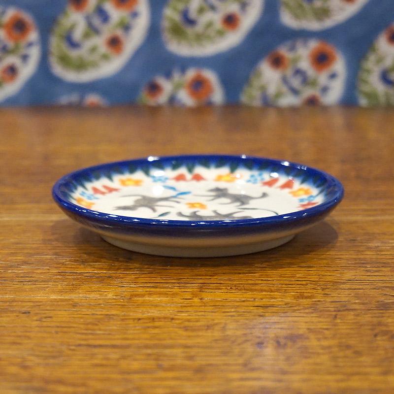 ポーランド陶器　ポーリッシュポタリー 「VENA」 プレート10cm　V372-U731　子猫柄 |  | 02