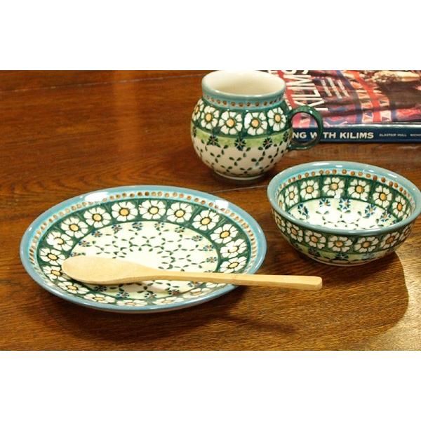 ポーランド食器 ポーリッシュポタリー 「WIZA」 プレート17cm W200-25A カモミール柄 |  | 05